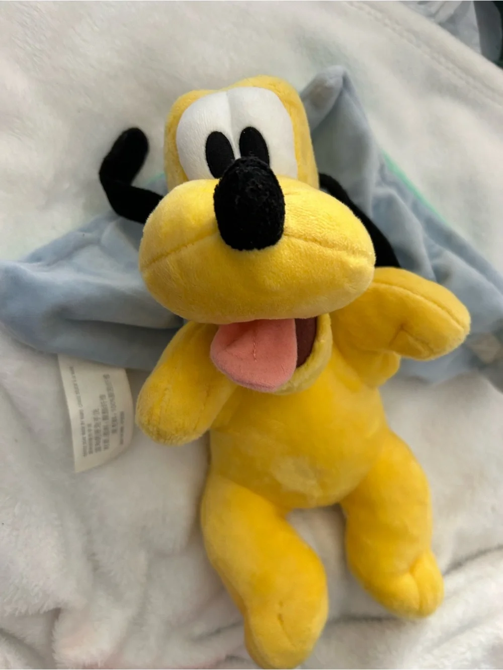 Disney Baby Pluto Plush with Mint Green Blanket
